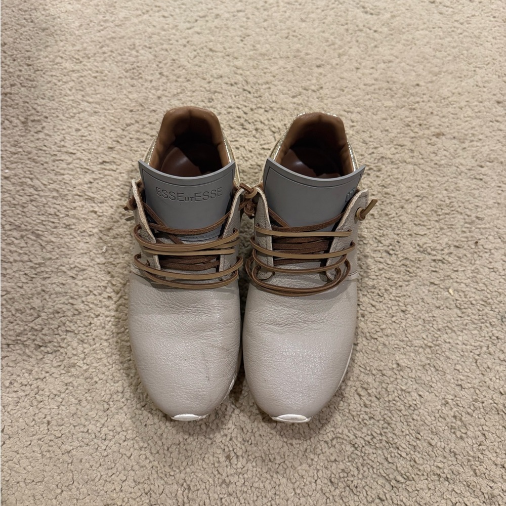 Women's Gray and Brown Sneakers
